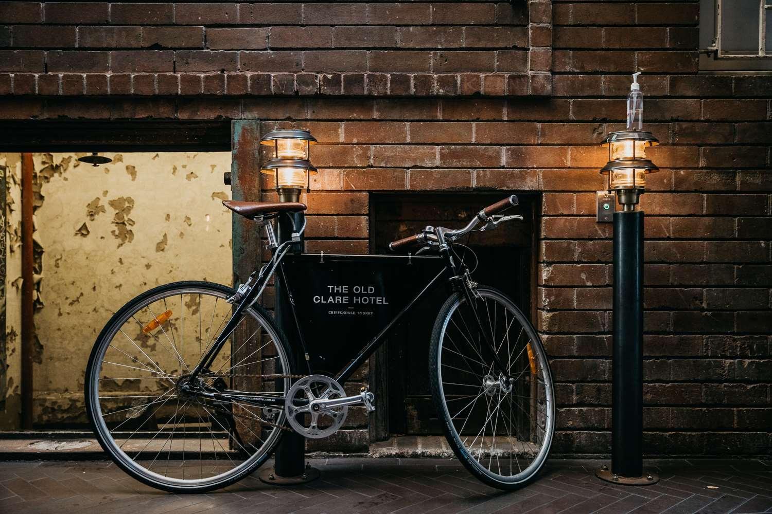 The Old Clare By Ode Hotels Сидней Экстерьер фото A bicycle parked in front of the hotel